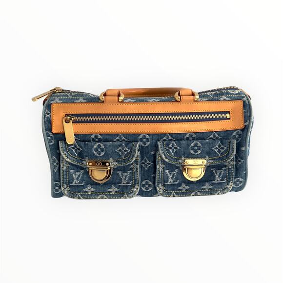 Vintage Louis Vuitton Neo Speedy Blue Bag - Picture 1 of 7